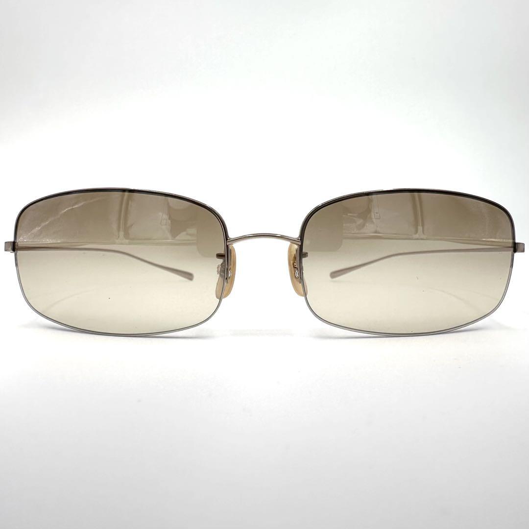 Oliver Peoples オリバーピープルズ サングラス 度なし ハーフリム