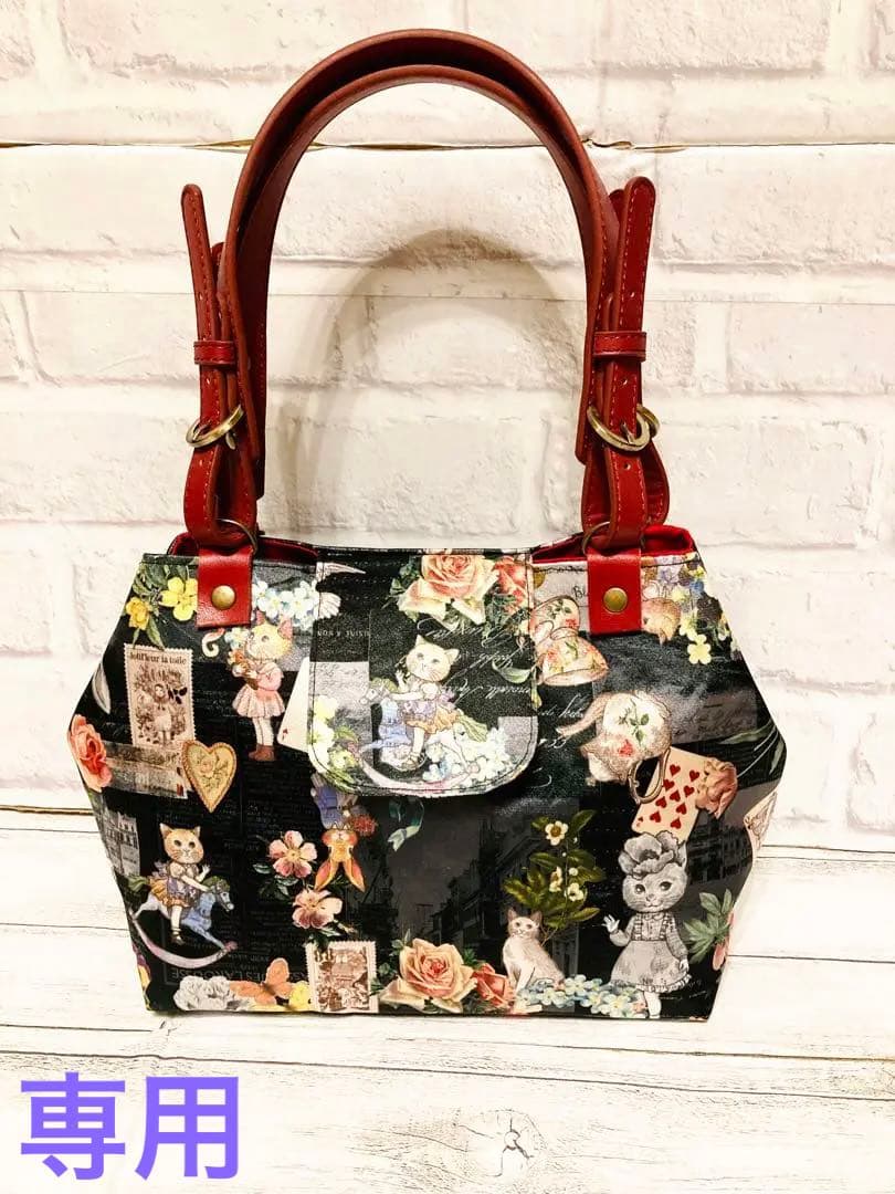 出産祝い とんみ パリミニ バッグ スカーフ黒 ジョリーフルール バッグ