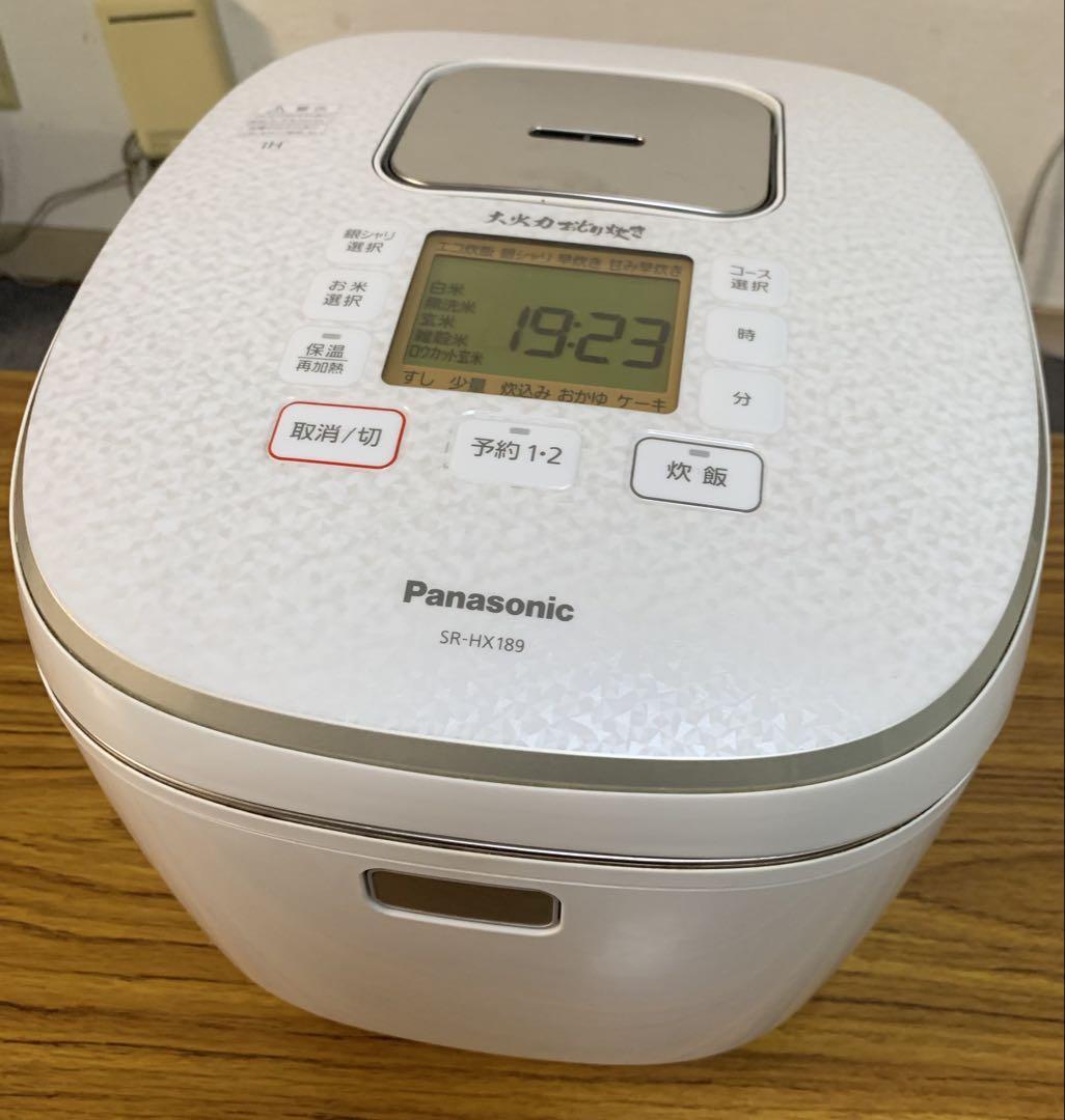Panasonic 炊飯器　大火力おどり炊き　SR-HX189 一升 Amazon | パナソニック 炊飯器 1升 スチーム&可変圧力IH式 W