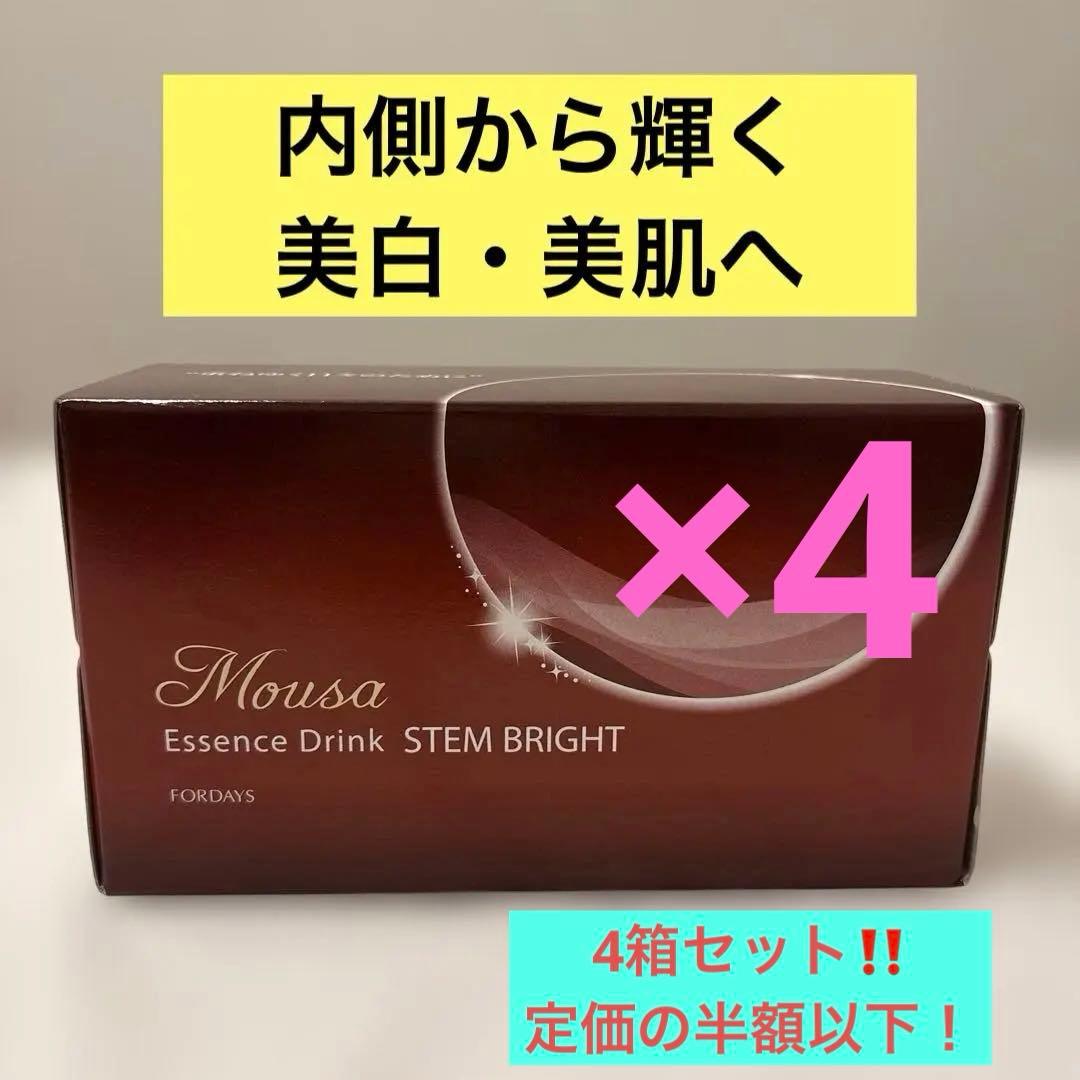 ムーサ エッセンスドリンク ステムブライト 50ml×10本が4箱Mousa EO