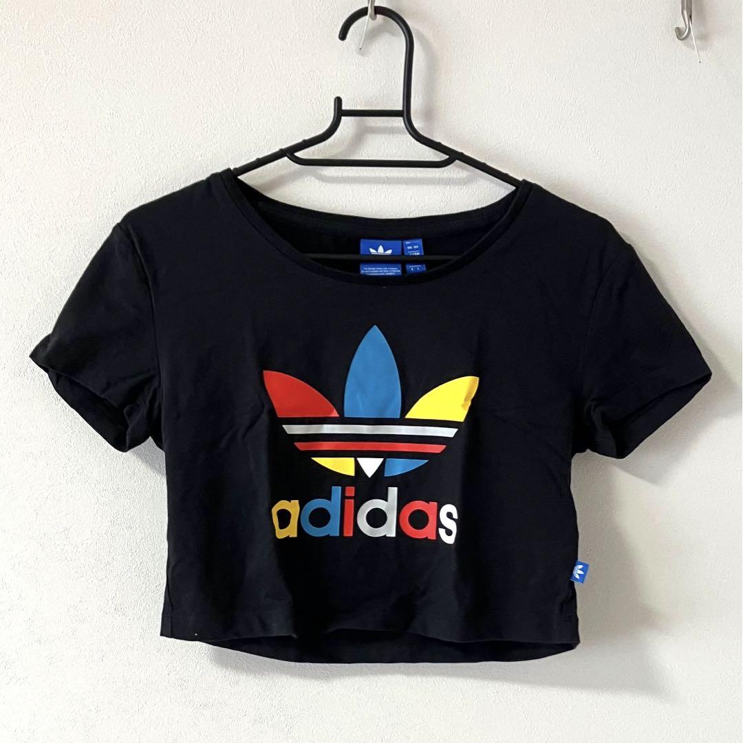 ≪adidas/アディダス≫ショート丈半袖ミニTシャツ | SPINNS WEB