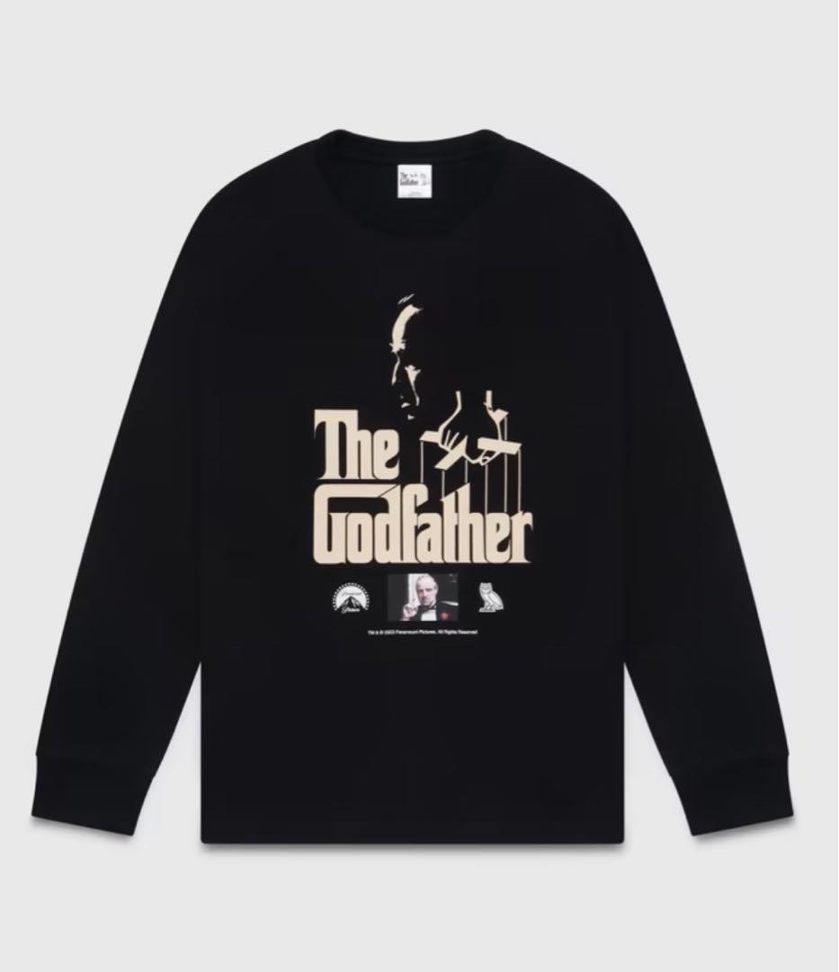OVO × ゴッドファーザー ロンT M 黒 コラボ Tシャツ 映画