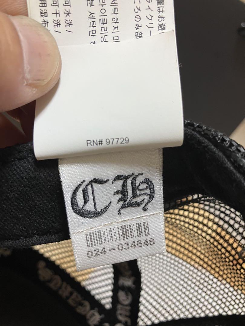 【美品】クロムハーツキャップ　正規品　ブラック