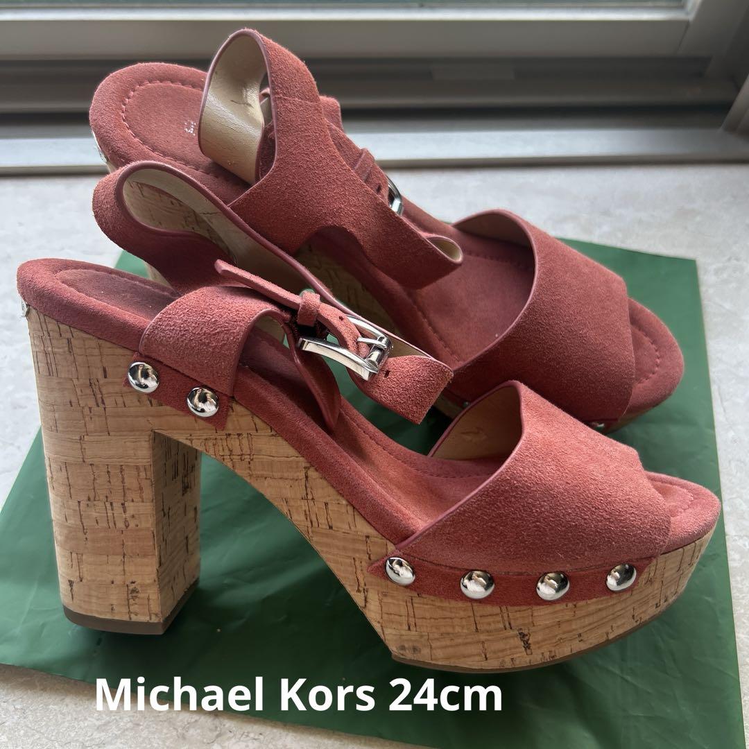 Michael kors オレンジ　サンダル