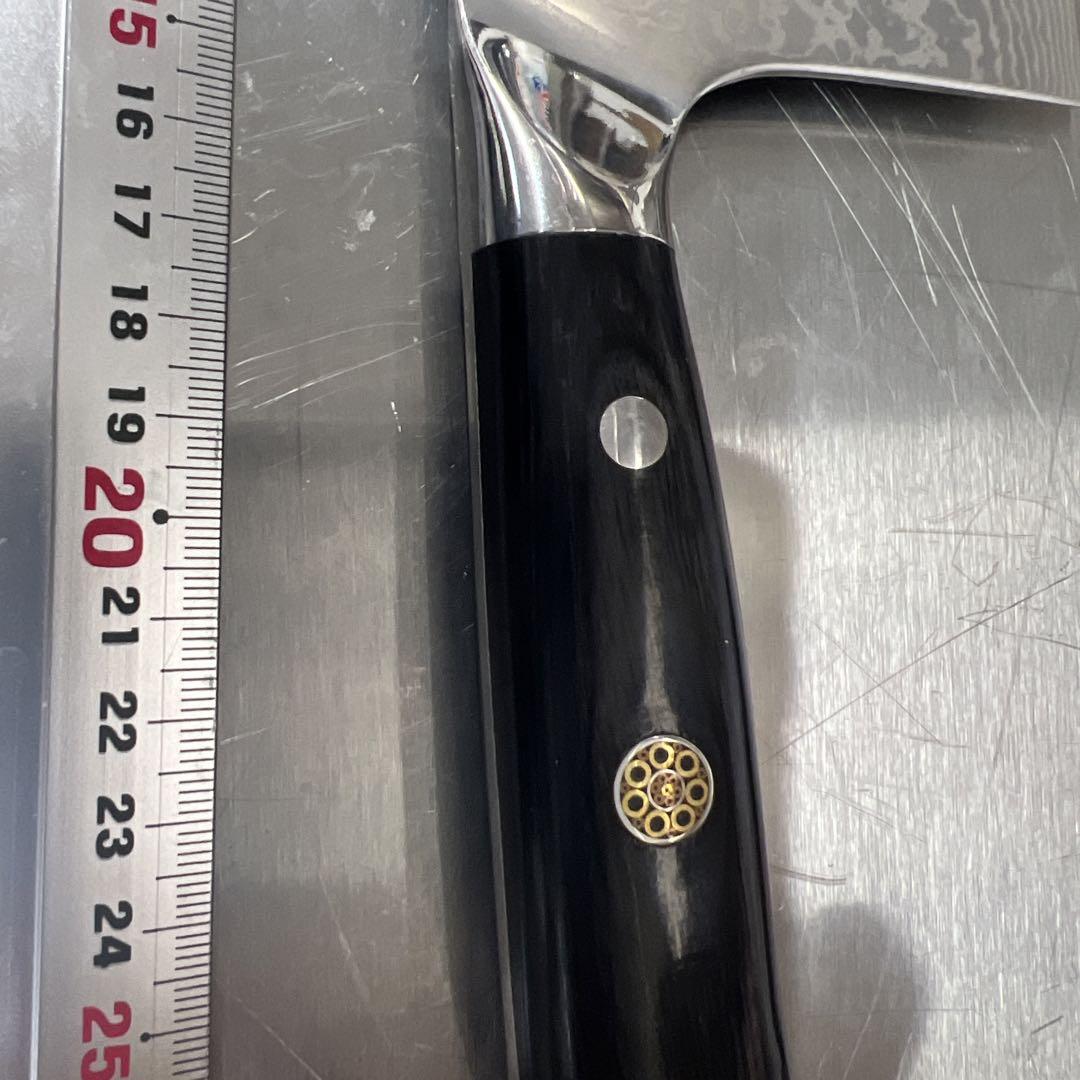 関兼次 PROJ 中華包丁 ダマスカス 31cm