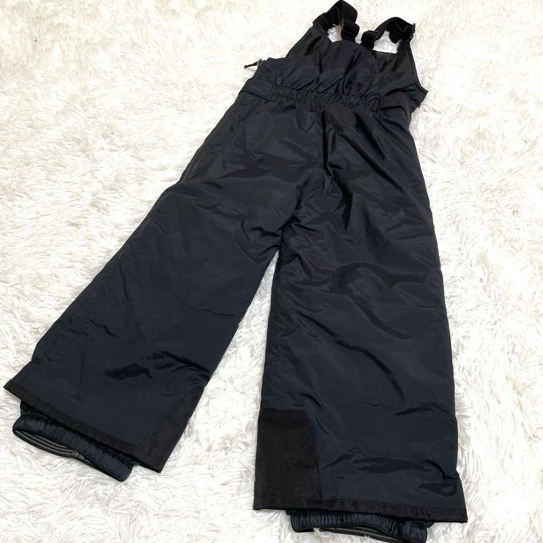 THE NORTH FACE 子ども用 サイズ100黒オーバーオール　スキー美品