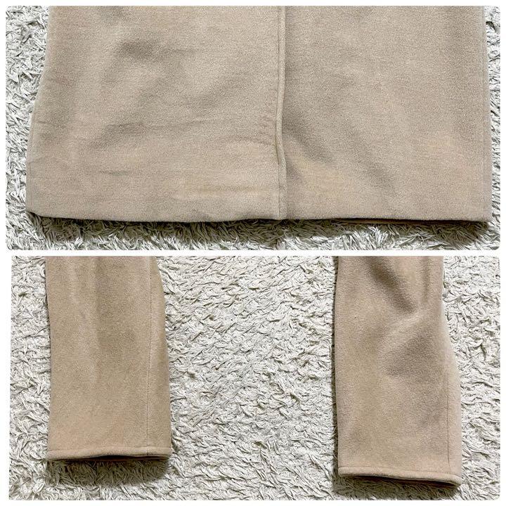 高級✨MAX MARA ロングコート 銀タグ ウール100% ブラウン L