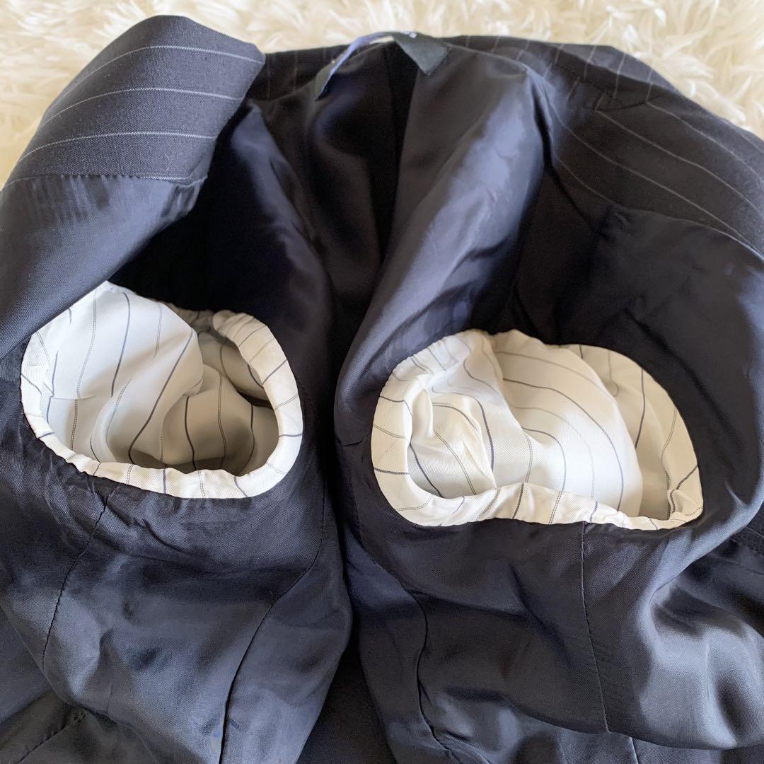 【美品】ユナイテッドアローズ　パンツスーツ　上下　ネイビー　40