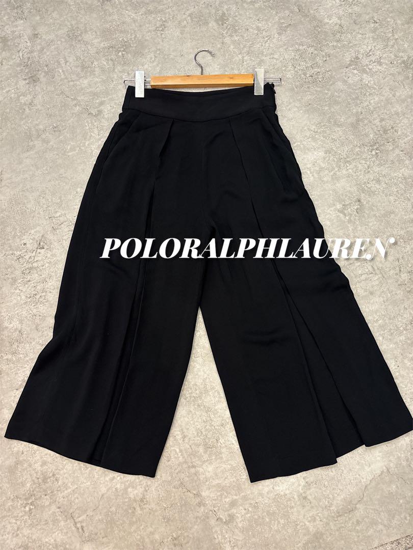 POLORalph Lauren ストレッチフレアパンツ ブラック　サイズ0