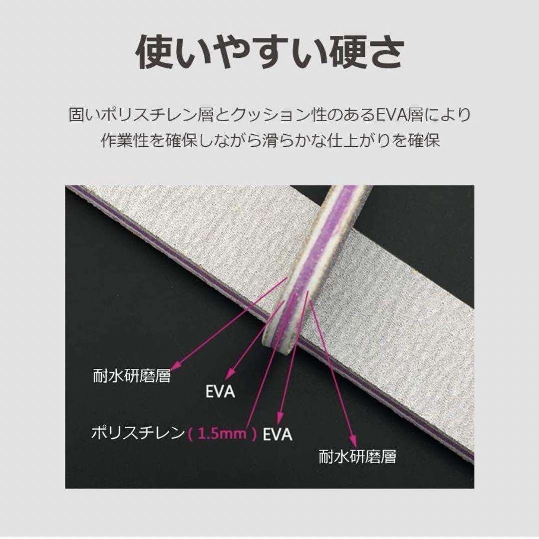 爪やすり 爪磨き ネイル ファイル アクリルファイル ゼブラ