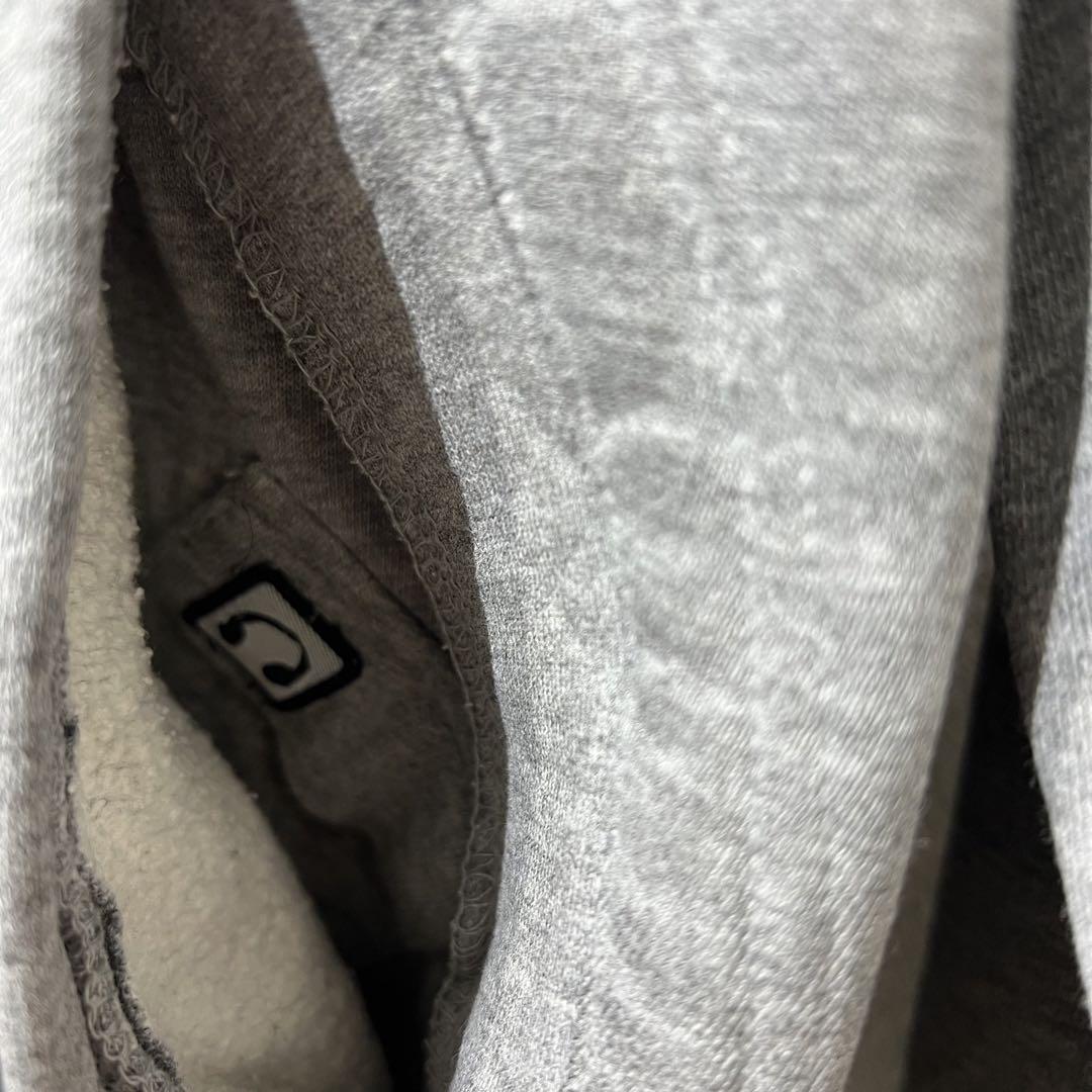 【US規格】希少NIKE ロゴスウェットパーカー スウォッシュ グレー M