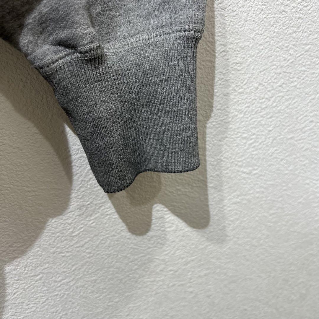 【US規格】希少NIKE ロゴスウェットパーカー スウォッシュ グレー M