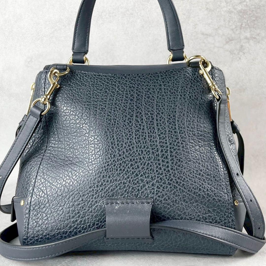 ✨稀少✨極美品✨コーチ　リュック　ショルダー　3way ターンロック　レザー　紺