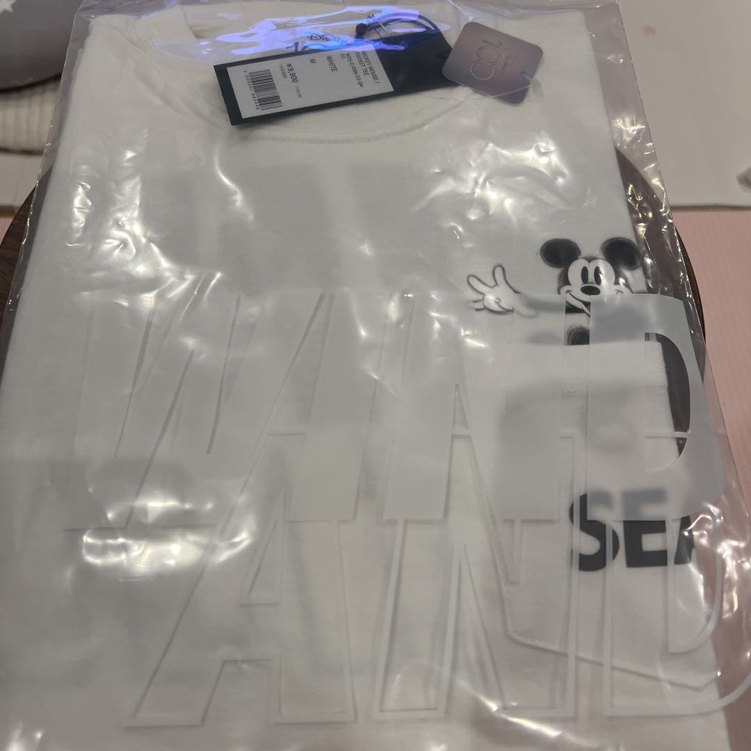 新品未使用WIND AND SEA ディズニー ミッキー ポケット Tシャツ M 画像3