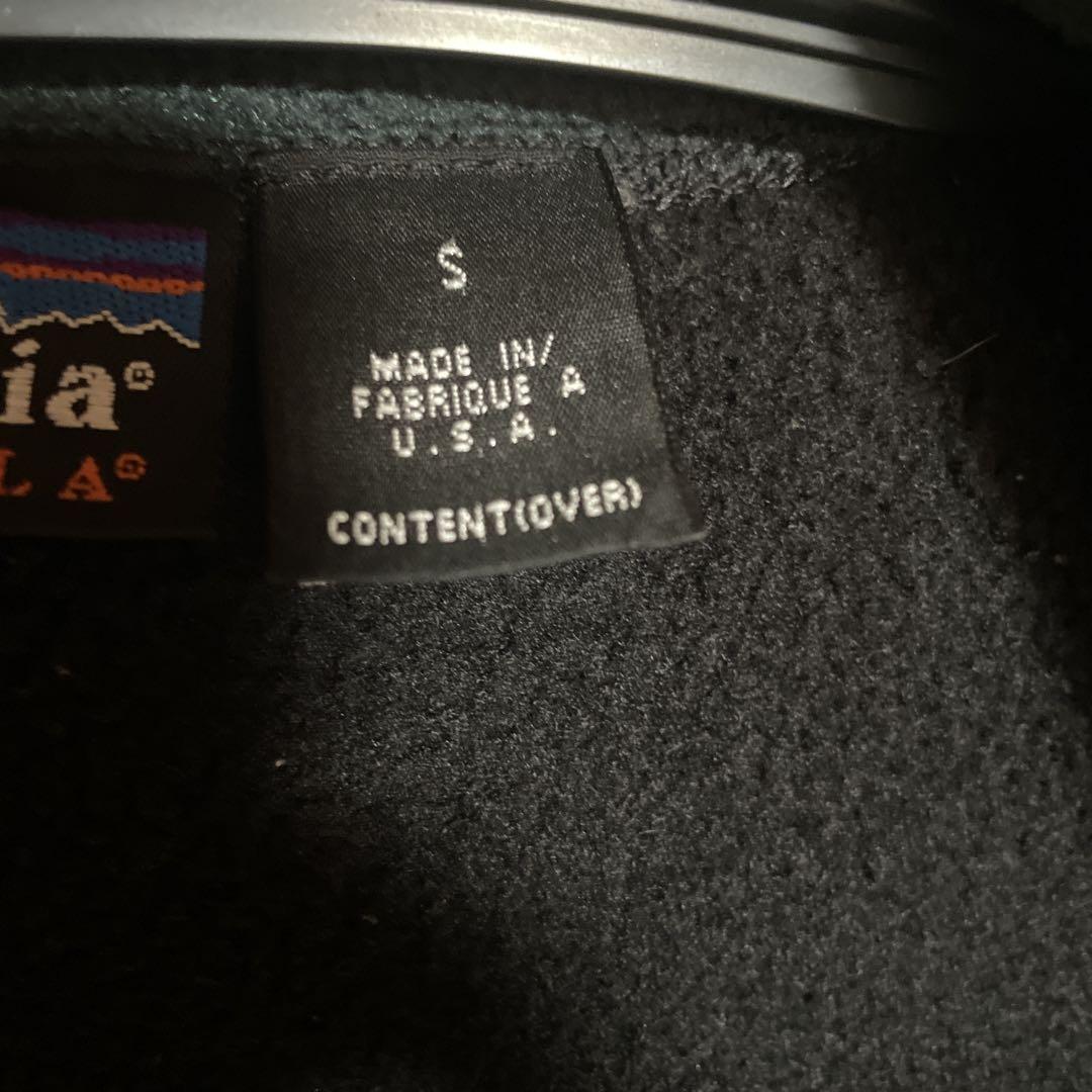 patagonia フルジップ ベスト 黒