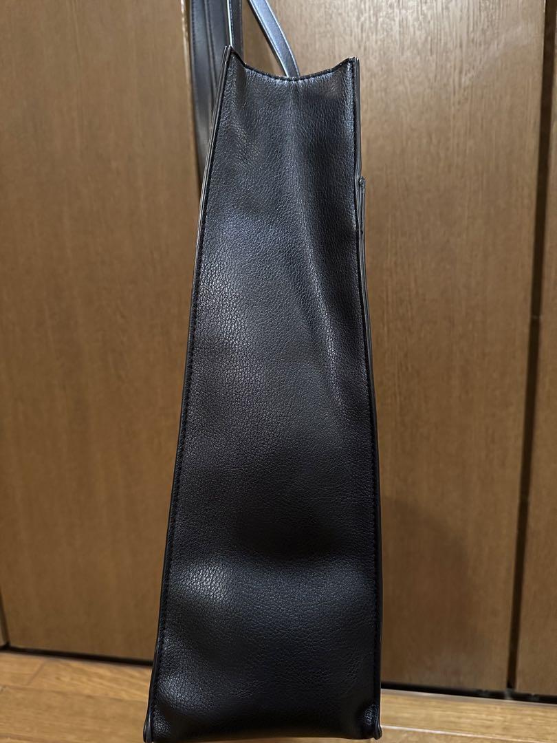 [美品] BEAMS ブラック トートバッグ