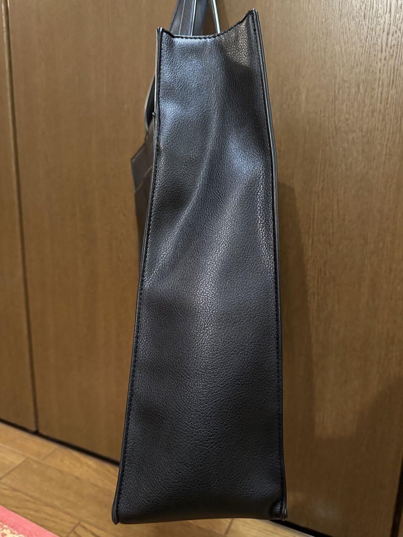 [美品] BEAMS ブラック トートバッグ
