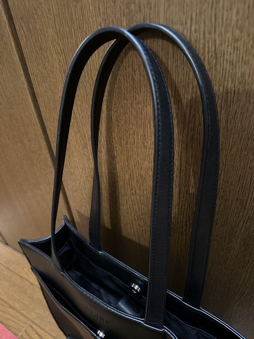 [美品] BEAMS ブラック トートバッグ