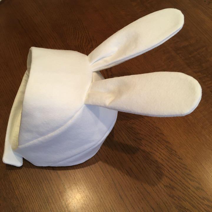 もこもこ様専用、白うさぎの被り物(ベビーキッズ) - メルカリ