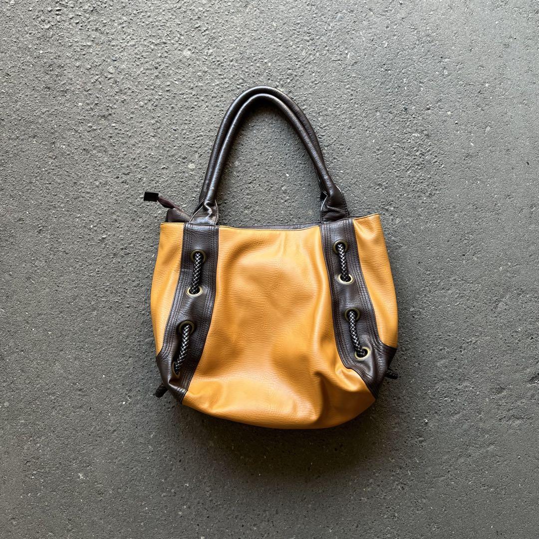 バッグ MIU MIU 00s looping leather tote bag