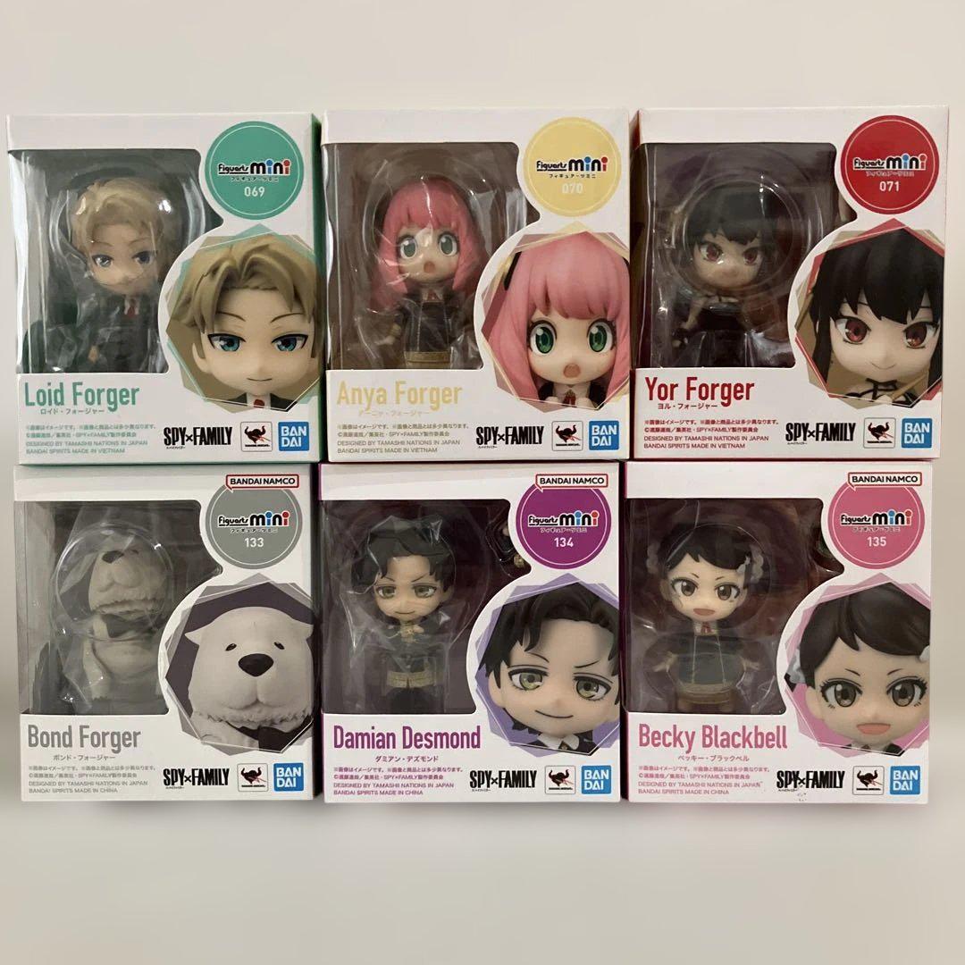 SPY×FAMILY フィギュア 6体セット SPYFAMILY フィギュアーツミニ 6体セット - メルカリ