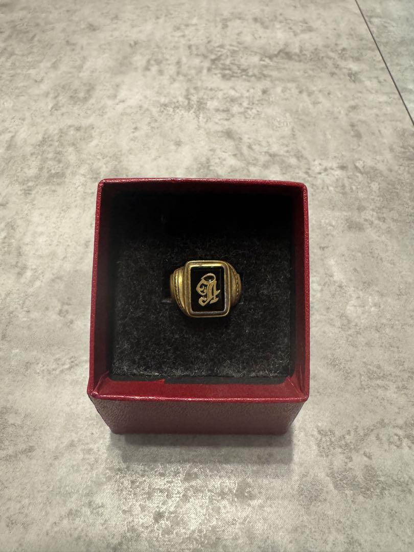 【メーカー直送】 Calee Inc. スクエア型リング 金メッキ アクセサリー