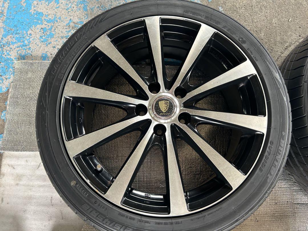 マナレイ 18インチ7J +48 ダンロップルマン215/45R18