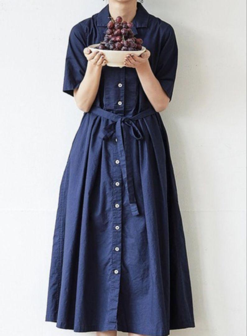 美品 フェリシモ【Sunny clouds】巨峰ワンピース リネン混 羽織 美品 フェリシモ【Sunny clouds】巨峰ワンピース リネン混 羽織