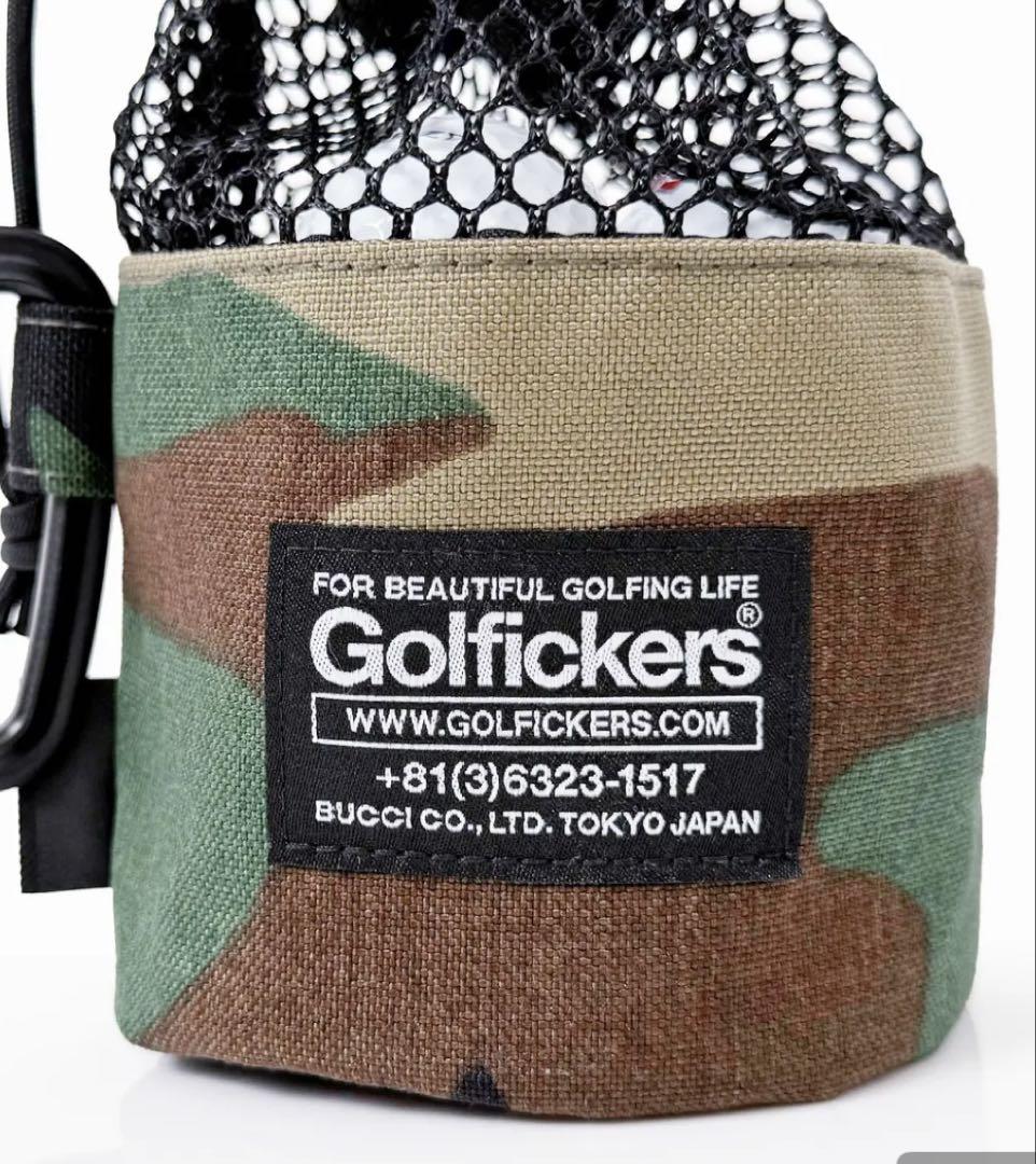 新品！Golfickers ゴルフィッカーズ ボールポーチ　迷彩　完売品　大人気