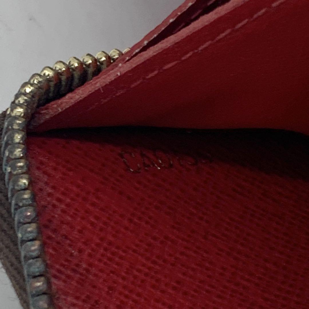 LOUIS VUITTON　 ルイヴィトン クレマンス ダミエラウンドファスナー