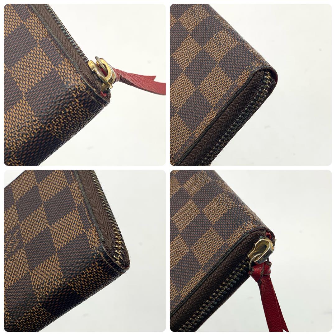 LOUIS VUITTON　 ルイヴィトン クレマンス ダミエラウンドファスナー