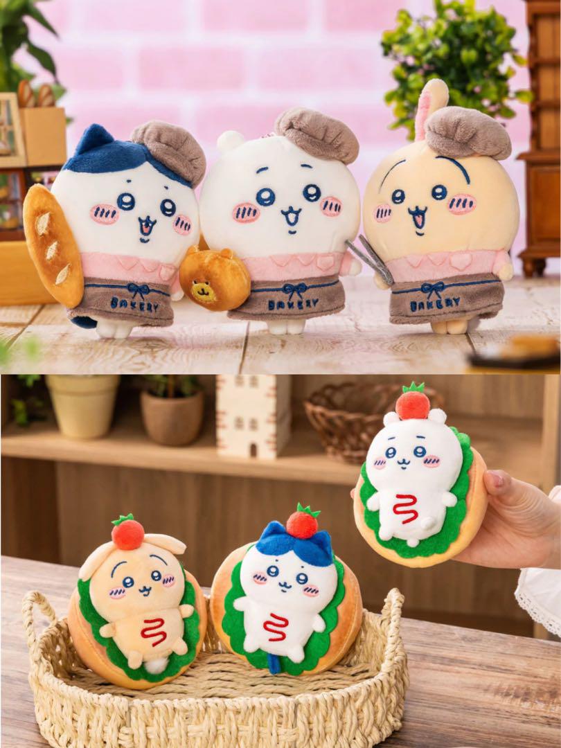 ちいかわベーカリー　スタッフなマスコット　サンドなマスコット６点セット ちいかわベーカリー】新グッズ登場！サンドなちいかわたちの