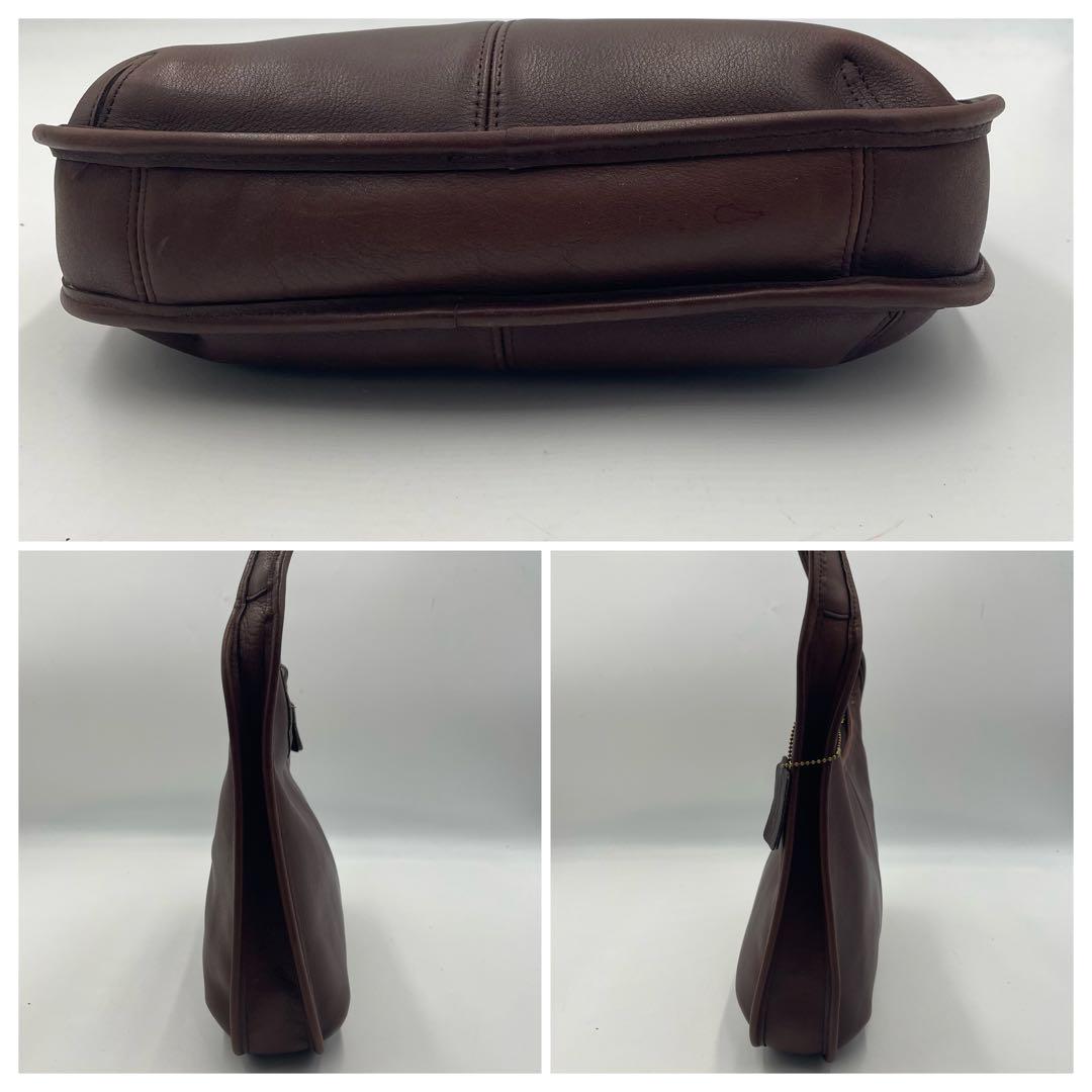 美品✨コーチ　エルゴ　9025 ショルダーバッグ　グラブタンレザー　茶