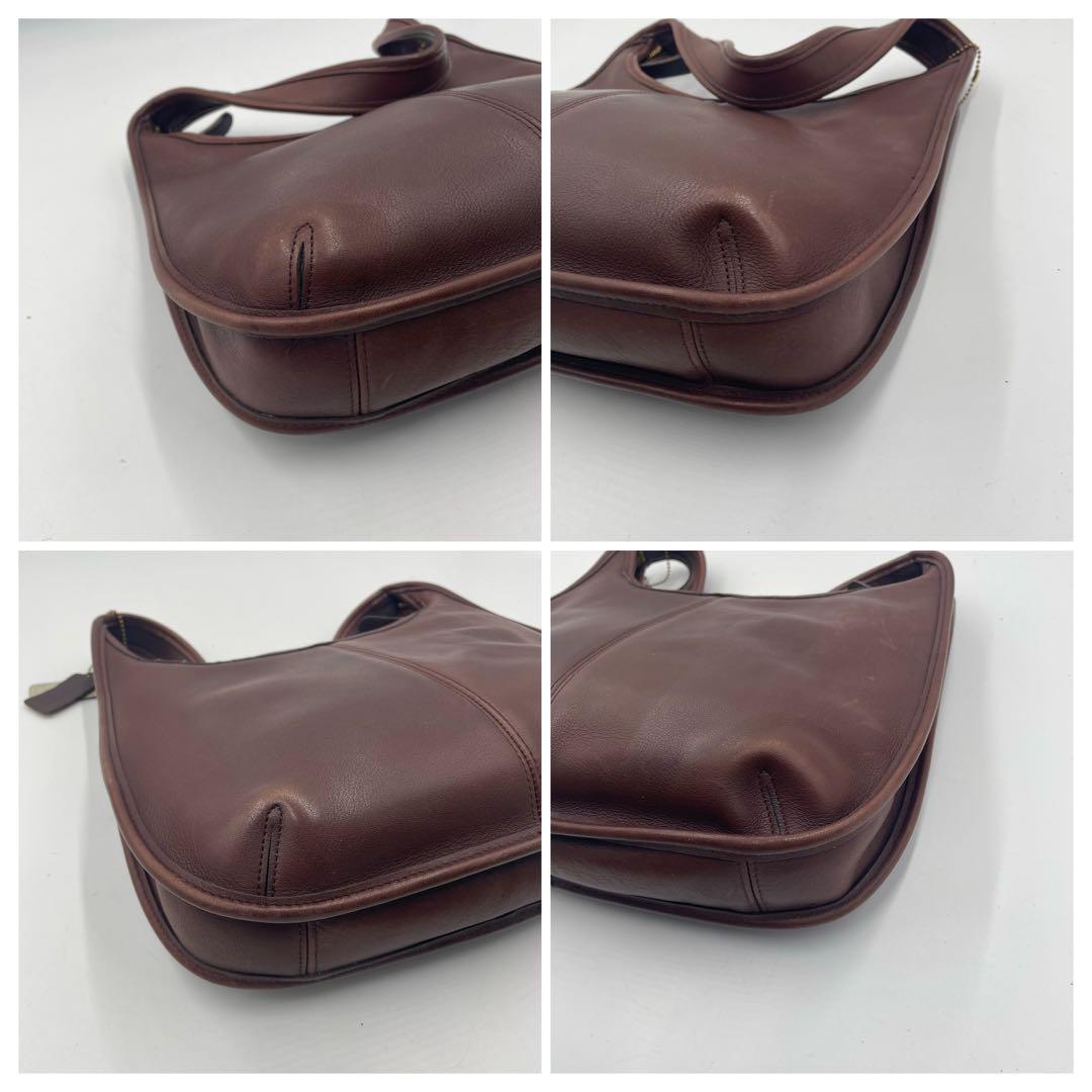 美品✨コーチ　エルゴ　9025 ショルダーバッグ　グラブタンレザー　茶