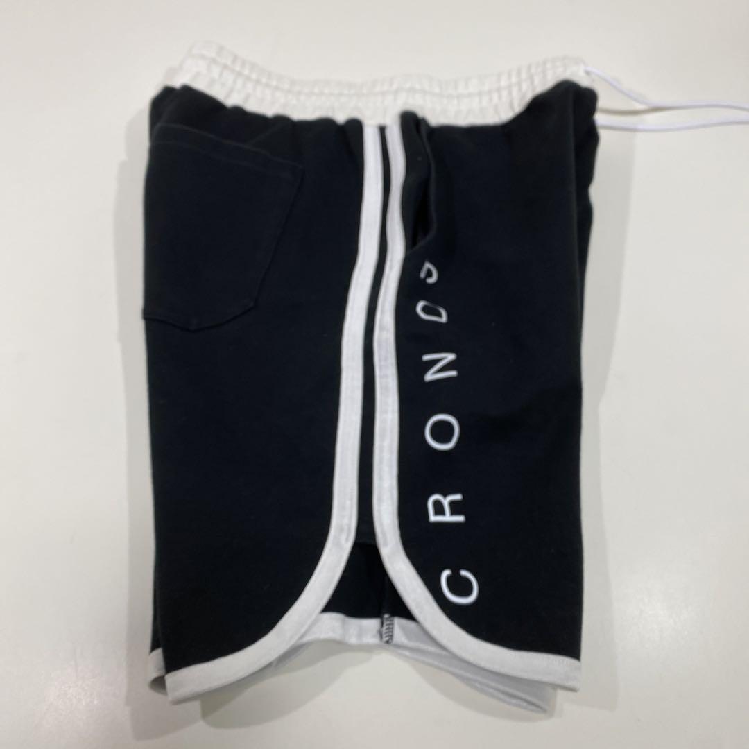 USED品 CRONOS トレーニングパンツ 黒 Sサイズ