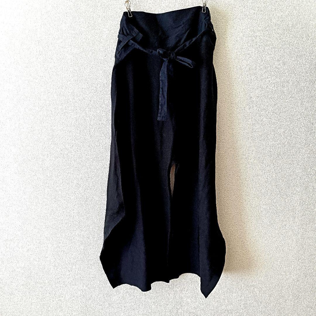 【ISSEY MIYAKE/A.POC INSIDE】サルエルパンツ ブラック