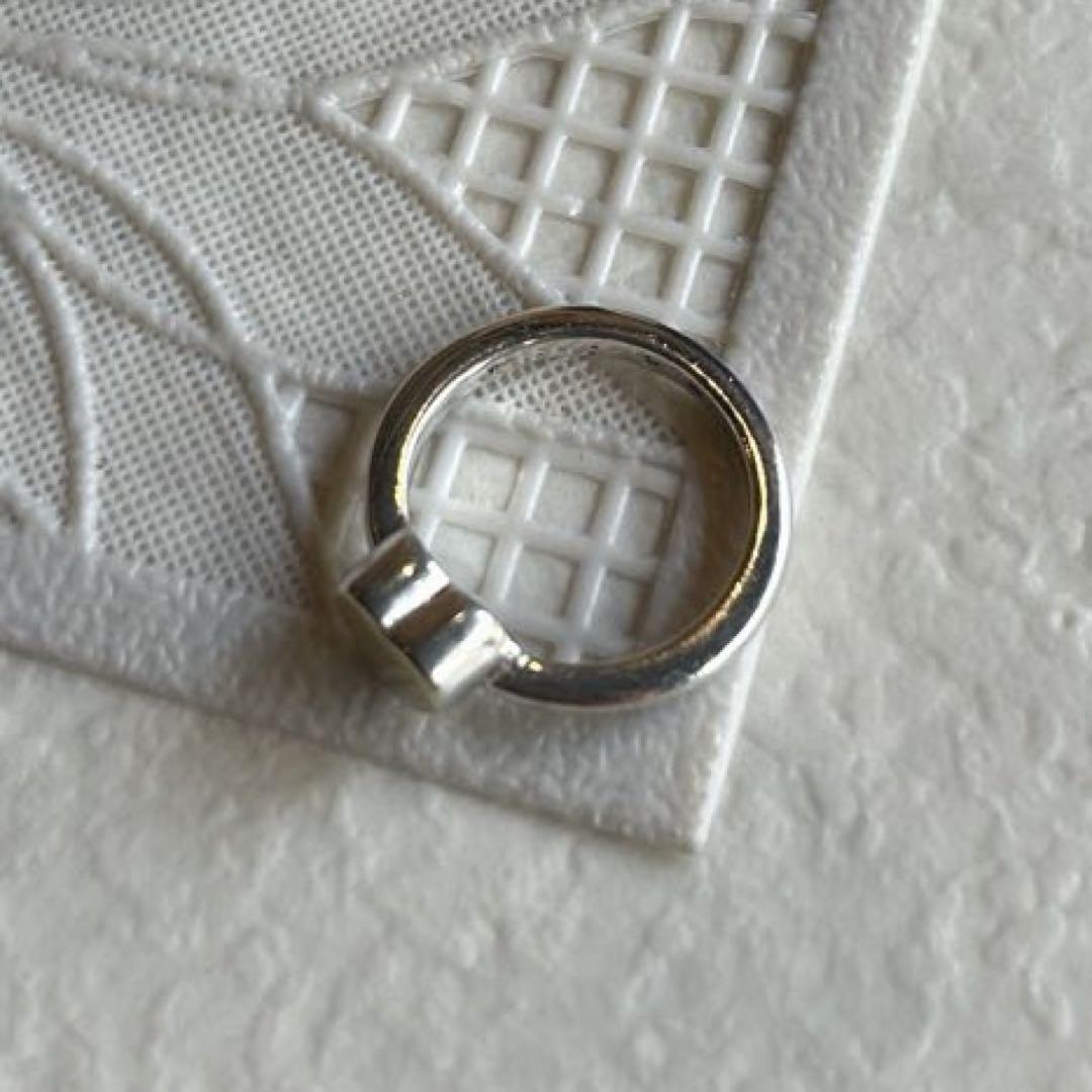 Euro vintage ビンテージ シルバープレスハートゴールド リング