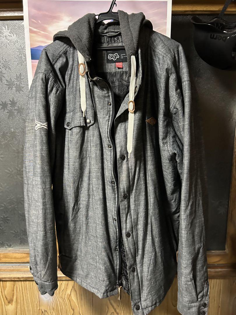 saga outer wearネルシャツ風ウェア　XXL