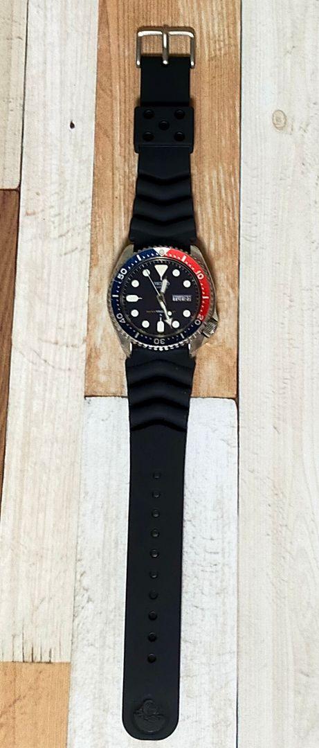 SEIKO ダイバーウォッチ 7548-700b ペプシベゼル