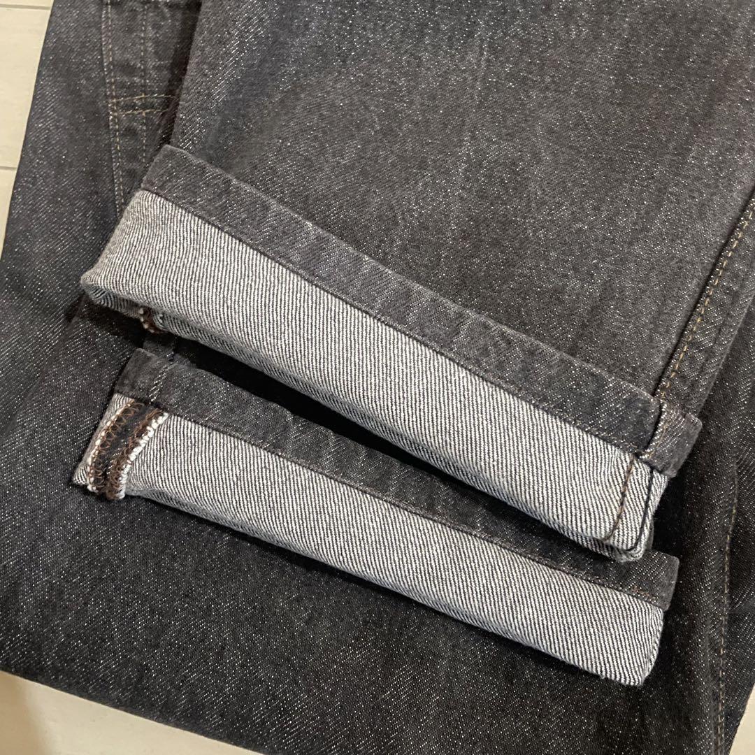 【80s】LEVI'S USA製 501-0658 先染め ブラック 赤文字