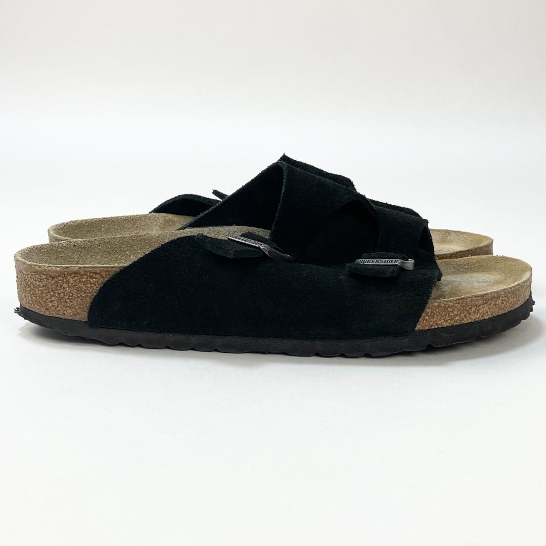 美品 BIRKENSTOCK ZURICH ブラック スエード 42 ナロー幅