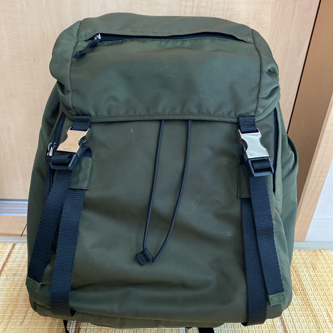 19975円 【人気急上昇】 プラダメンズリュック クリーニング済み