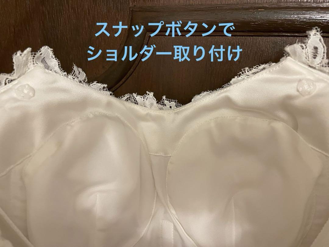 美品】WITH A WHITE 3号 ウェディングドレス レディース