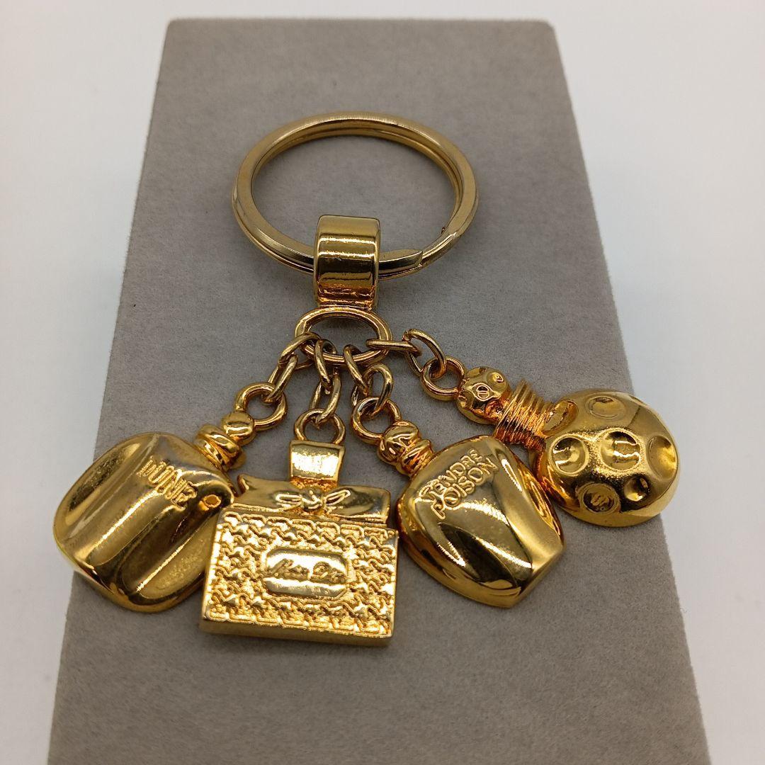 2-2481 Dior 香水 チャーム ゴールド キーリング 10,000円