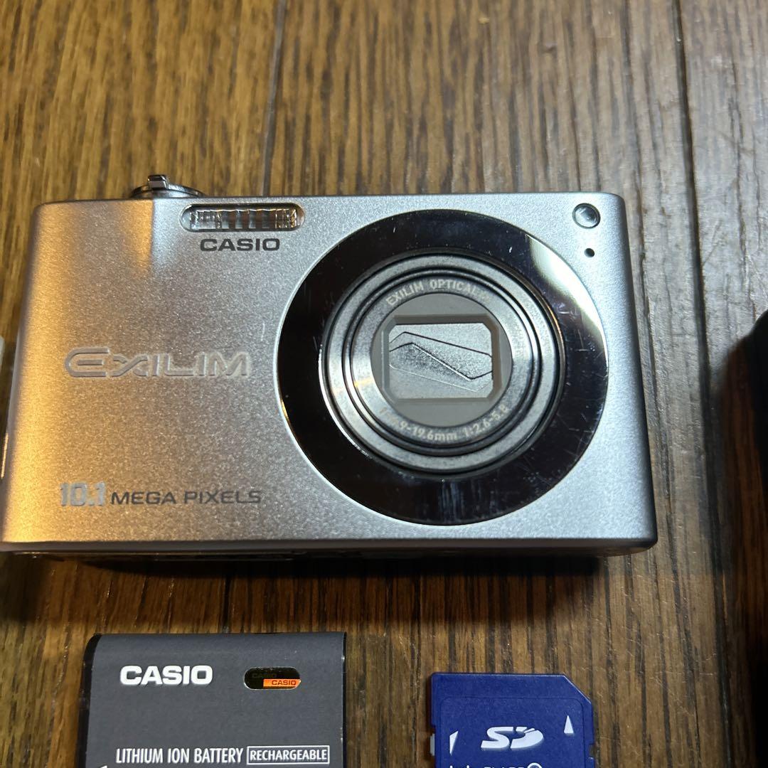 動作確認済み】デジカメ CASIO エクシリム EX-Z100 付属品あり