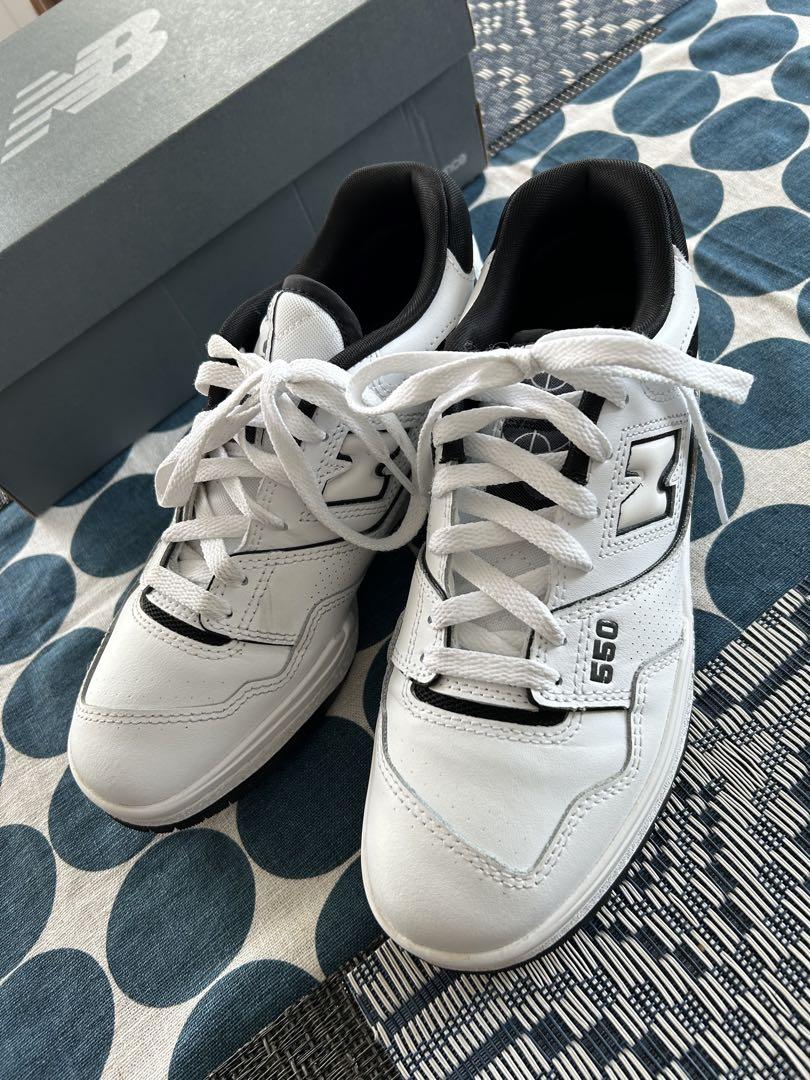 New Balance 550 ホワイト/ブラック スニーカー