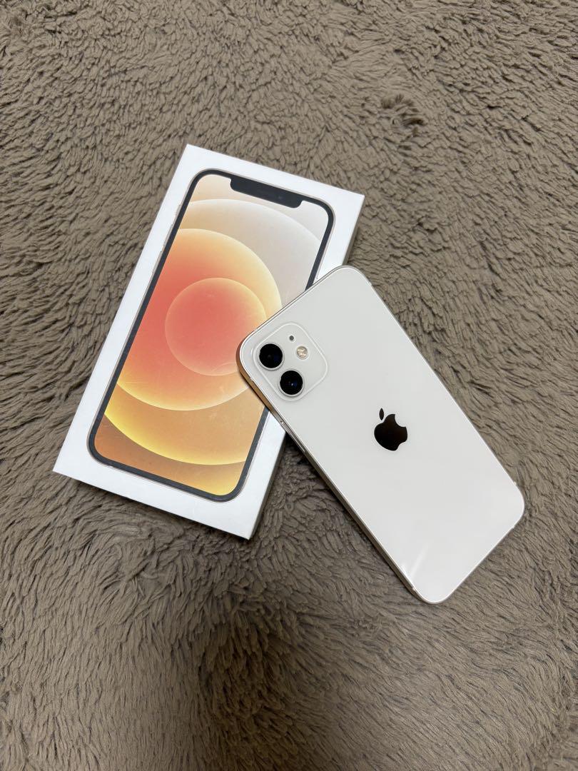 Apple iPhone 12 ホワイト 本体　箱付き Apple iPhone 12 ホワイト 本体 箱付き