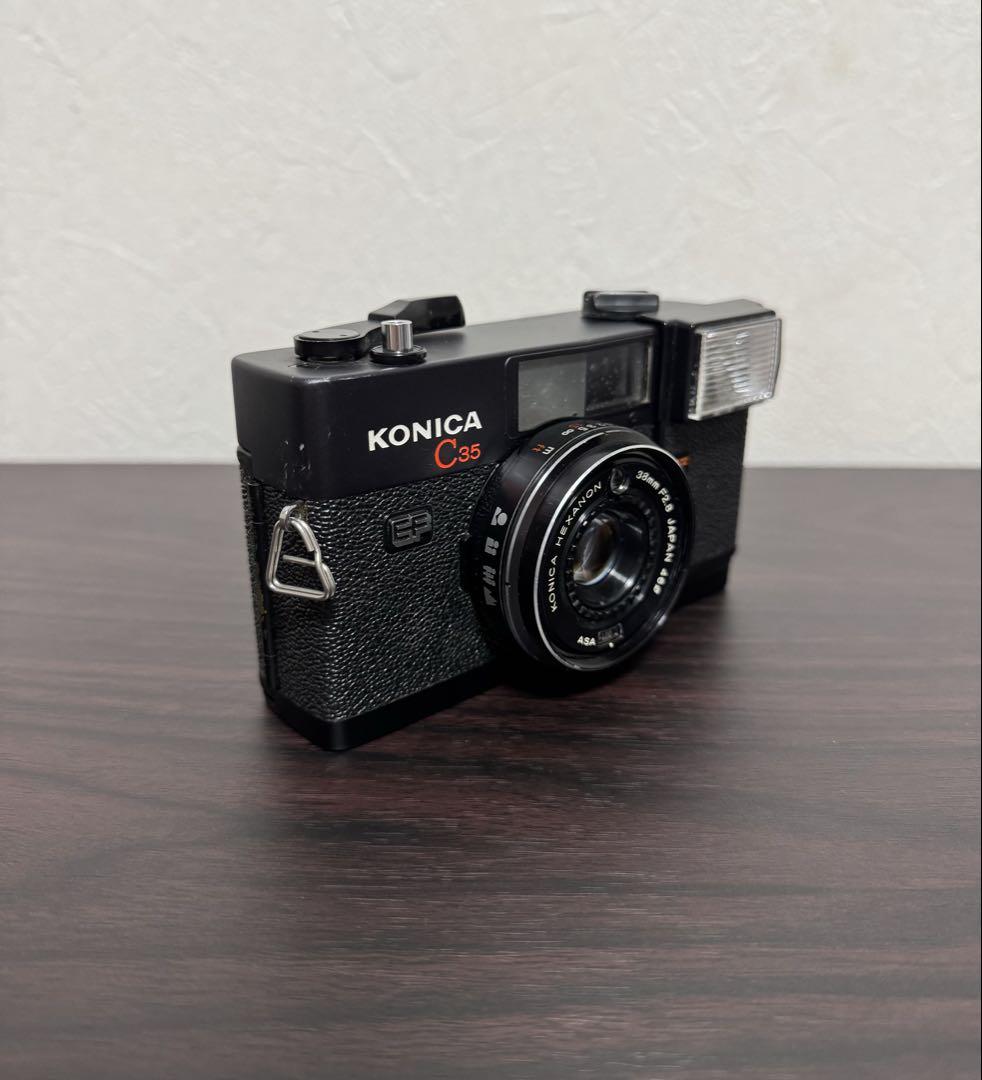 完動品】KONIKA C35 EF フィルムカメラ 動作確認済み