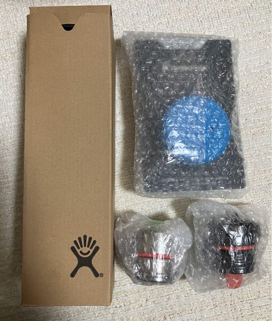 【美品、4点】ハイドロフラスク スタンダードフレックス、キャップ、ブート