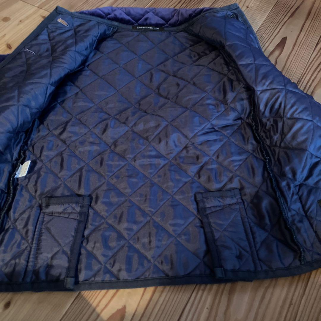 MACKINTOSH|スコットランド製|キルティングジャケット|中綿34紫M・Mackintosh